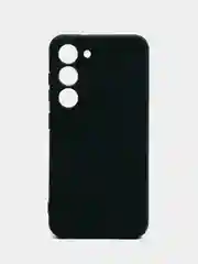 Тёмно-зелёный чехол для Samsung Galaxy S23 (Самсунг Галакси С23), силиконовый