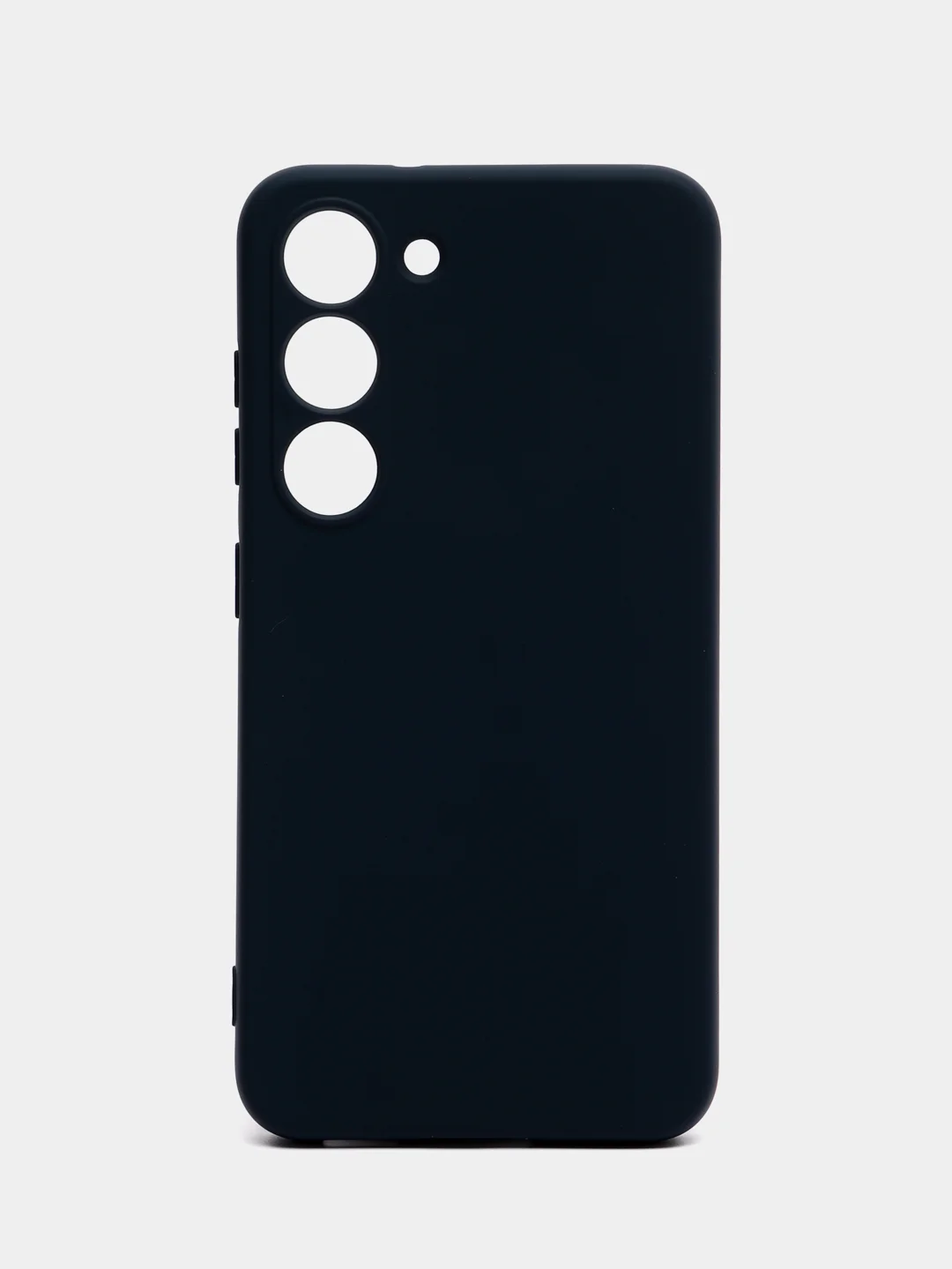 Темно-синий чехол для Samsung Galaxy S23 (Самсунг Галакси С23), силиконовый