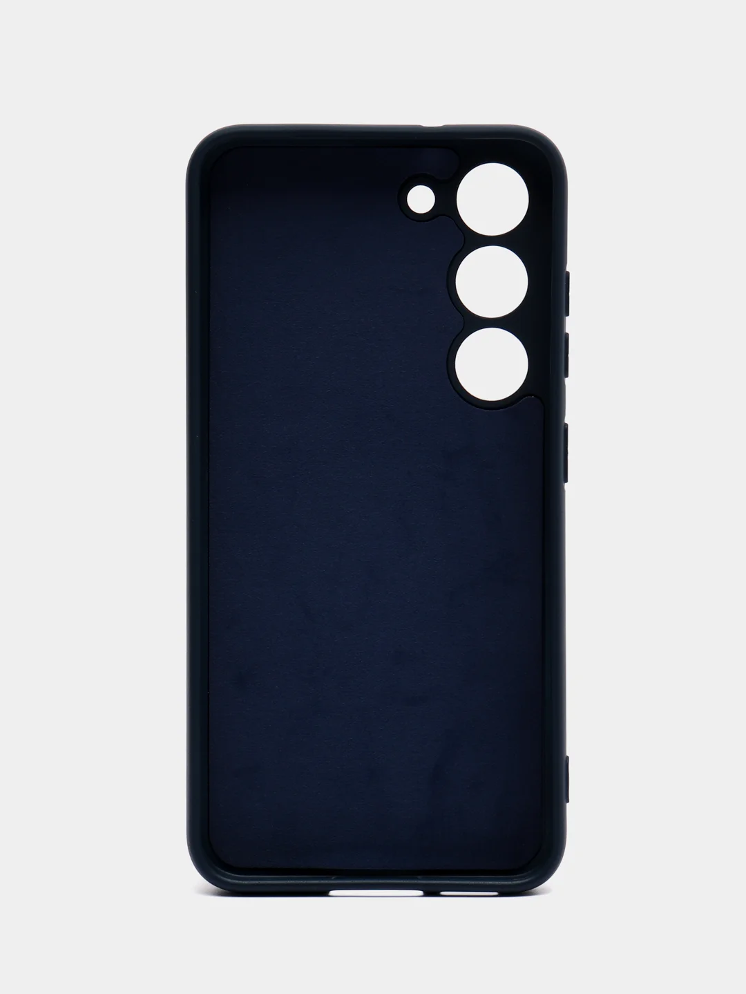 Темно-синий чехол для Samsung Galaxy S23 (Самсунг Галакси С23), силиконовый