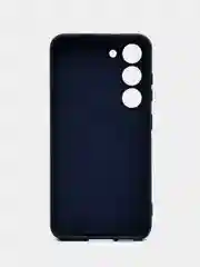 Темно-синий чехол для Samsung Galaxy S23 (Самсунг Галакси С23), силиконовый
