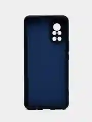 Темно-синий чехол силиконовый для Huawei Nova 8 (Хуавей Нова 8), Silicone Cover