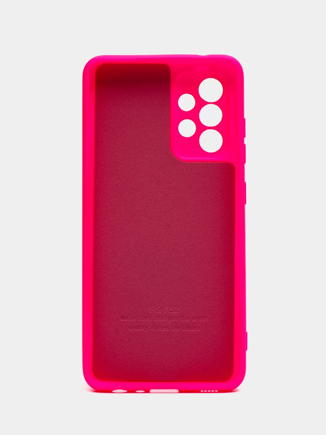 Вишнёвый чехол Samsung Galaxy A52 / A52s, Галакси А52, силиконовый Silicone Cover с закрытым низом