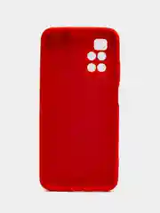 Красный чехол силиконовый Silicone Cover для Xiaomi Redmi 10 (Сяоми Редми 10)