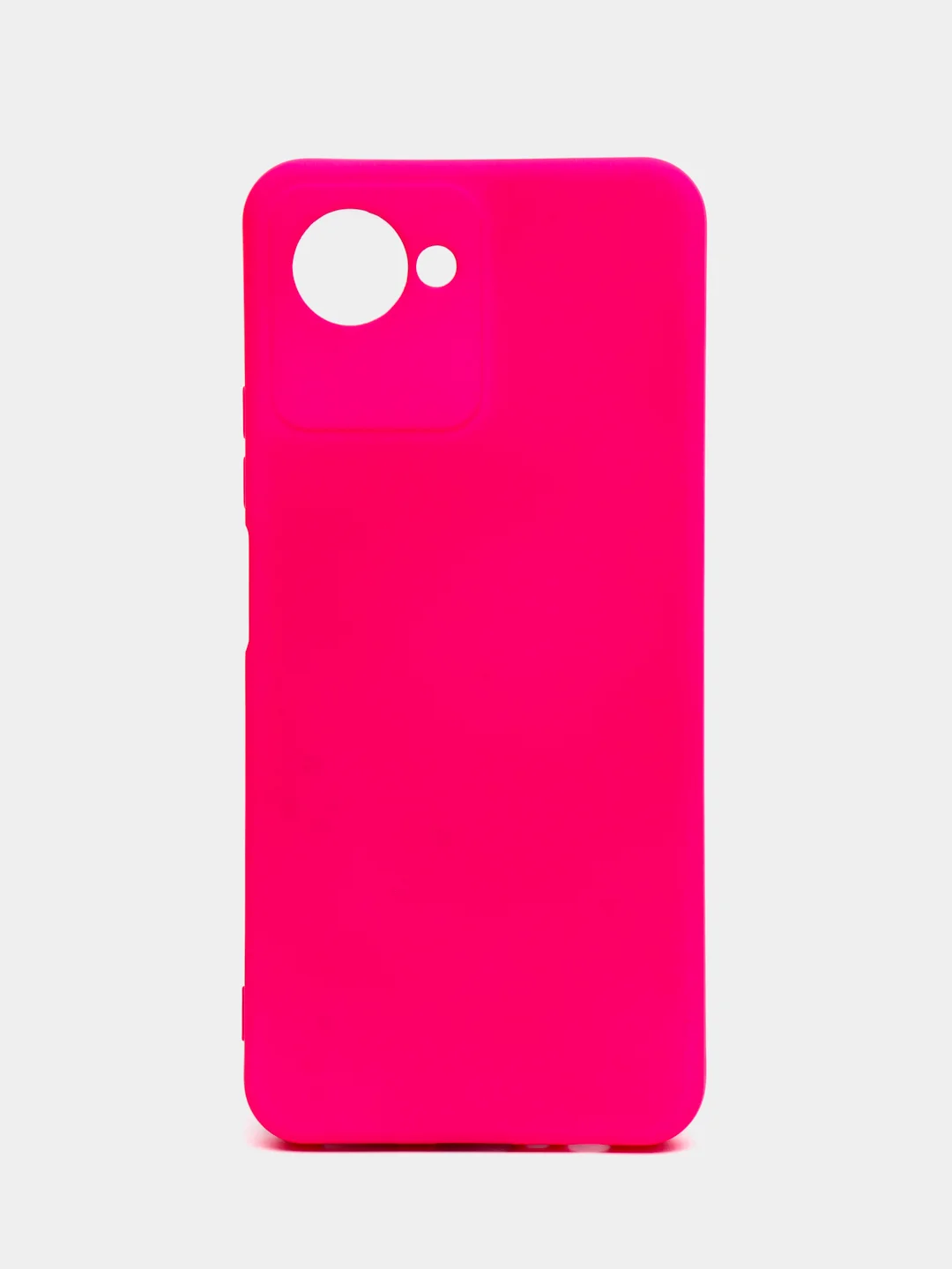 Тёмно-розовый чехол Silicone Cover для Realme C30 C30s Narzo 50i Prime Реалми С30 С30С Нарзо силиконовый