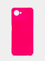Тёмно-розовый чехол Silicone Cover для Realme C30 C30s Narzo 50i Prime Реалми С30 С30С Нарзо силиконовый
