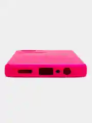 Тёмно-розовый чехол Silicone Cover для Realme C30 C30s Narzo 50i Prime Реалми С30 С30С Нарзо силиконовый