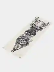 Лимонный переводные временные водные татуировки  черно-белые(17X48 см) рукав