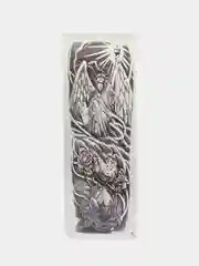 Коралловый переводные временные водные татуировки  черно-белые(17X48 см) рукав