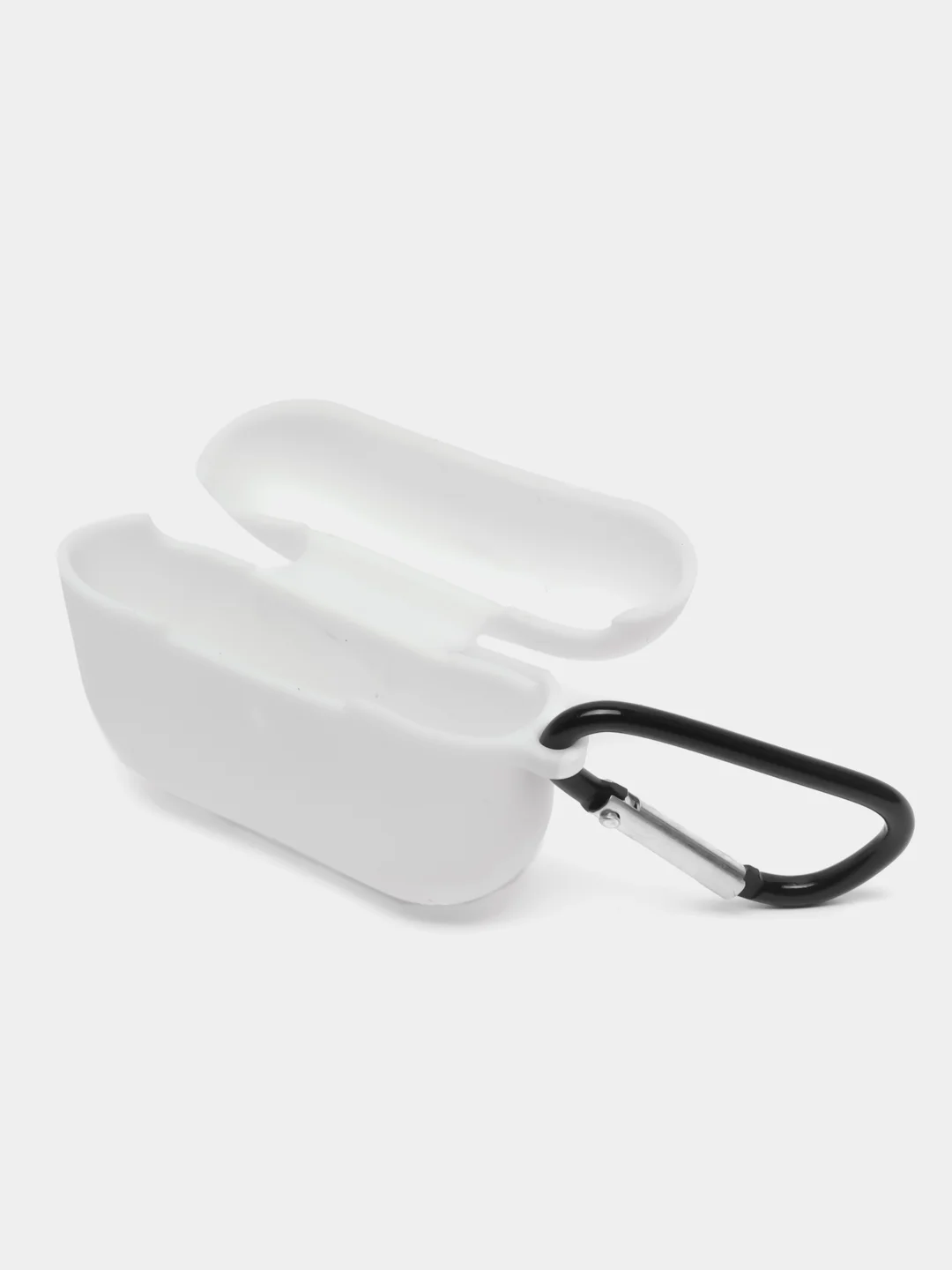 Белый силиконовый чехол для наушников Apple Airpods Pro
