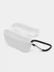Белый силиконовый чехол для наушников Apple Airpods Pro