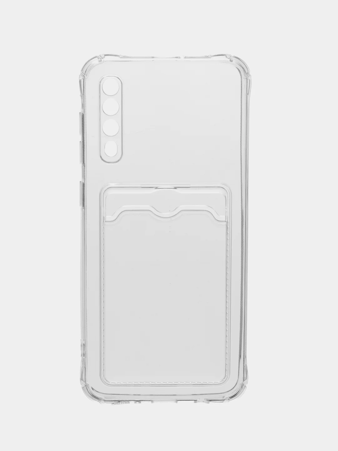 Прозрачный чехол с карманом для карт на Samsung А12, А51/M40S, А32, A30S/A50/A50S, A30, A52, A72, А13