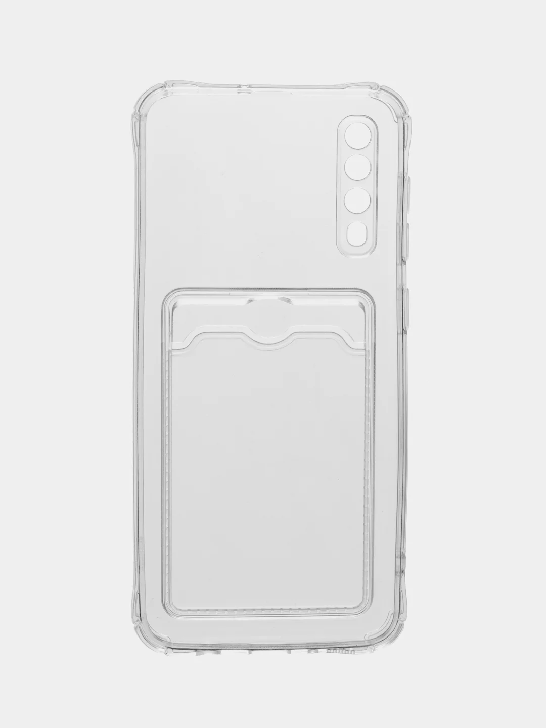 Прозрачный чехол с карманом для карт на Samsung А12, А51/M40S, А32, A30S/A50/A50S, A30, A52, A72, А13
