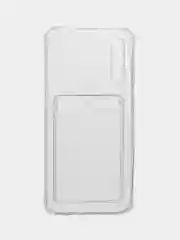 Прозрачный чехол с карманом для карт на Samsung А12, А51/M40S, А32, A30S/A50/A50S, A30, A52, A72, А13
