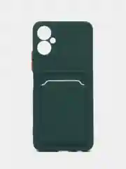 Зеленый чехол с отделением для пластиковой карты TECNO SPARK 9 PRO