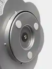 Подставка-органайзер вращающаяся BRAUBERG "Germanium", 7 секц, 110х165х175мм, серебро