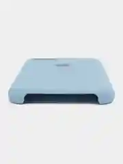 Синий меланж чехол Silicone Case для iPhone 7, 8, SE 2020, с открытым низом