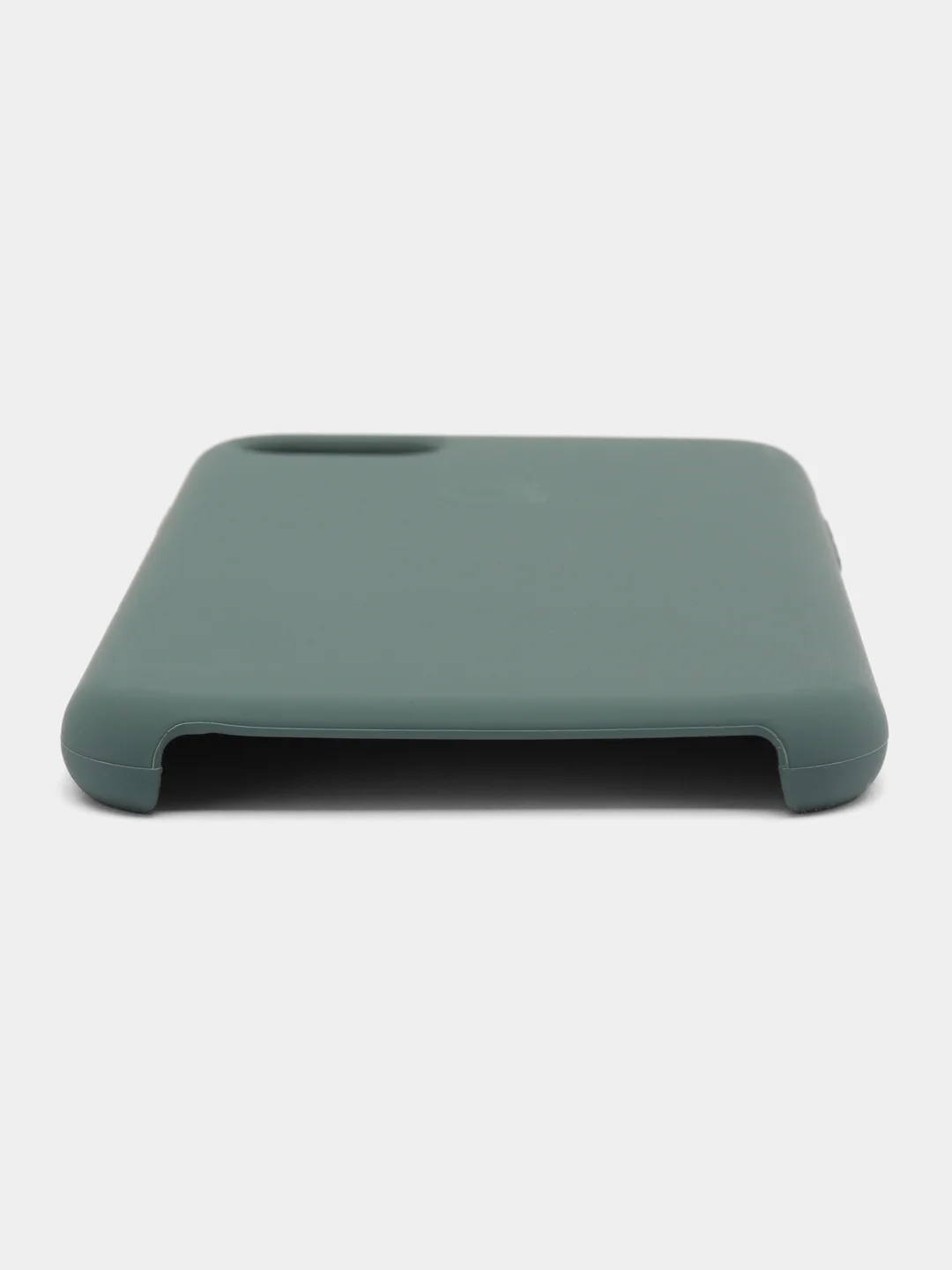 Тёмно-зелёный чехол Silicone Case для iPhone 7, 8, SE 2020, с открытым низом
