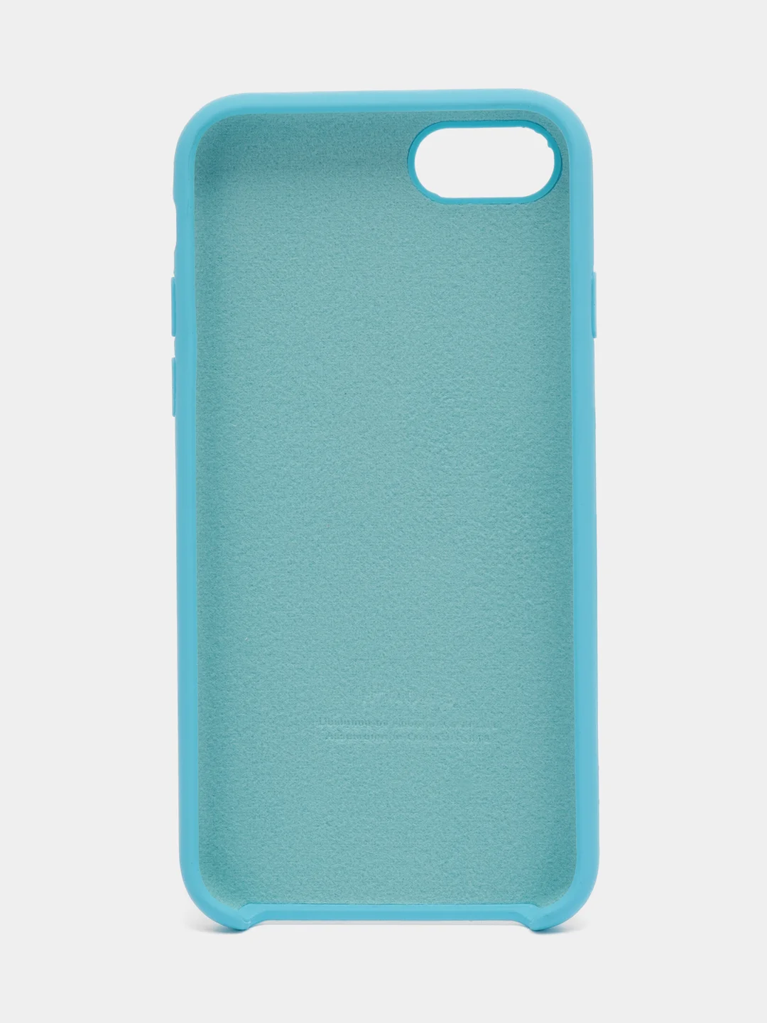 Ледяной чехол Silicone Case для iPhone 7, 8, SE 2020, с открытым низом