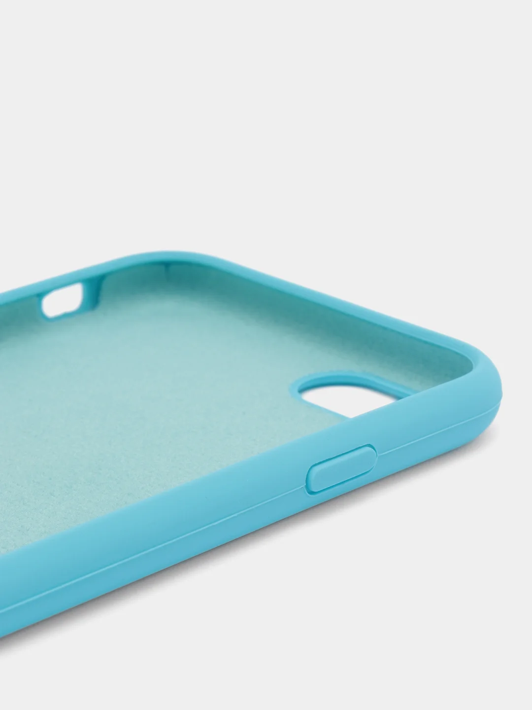 Ледяной чехол Silicone Case для iPhone 7, 8, SE 2020, с открытым низом