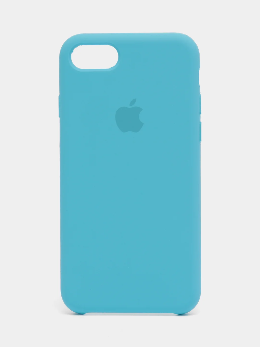 Ледяной чехол Silicone Case для iPhone 7, 8, SE 2020, с открытым низом