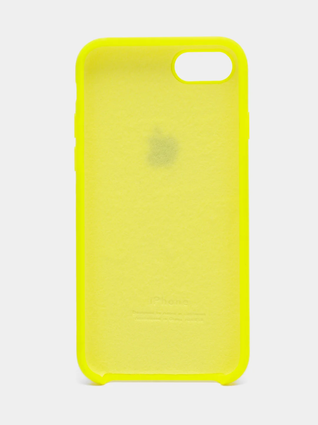 Золотой чехол Silicone Case для iPhone 7, 8, SE 2020, с открытым низом