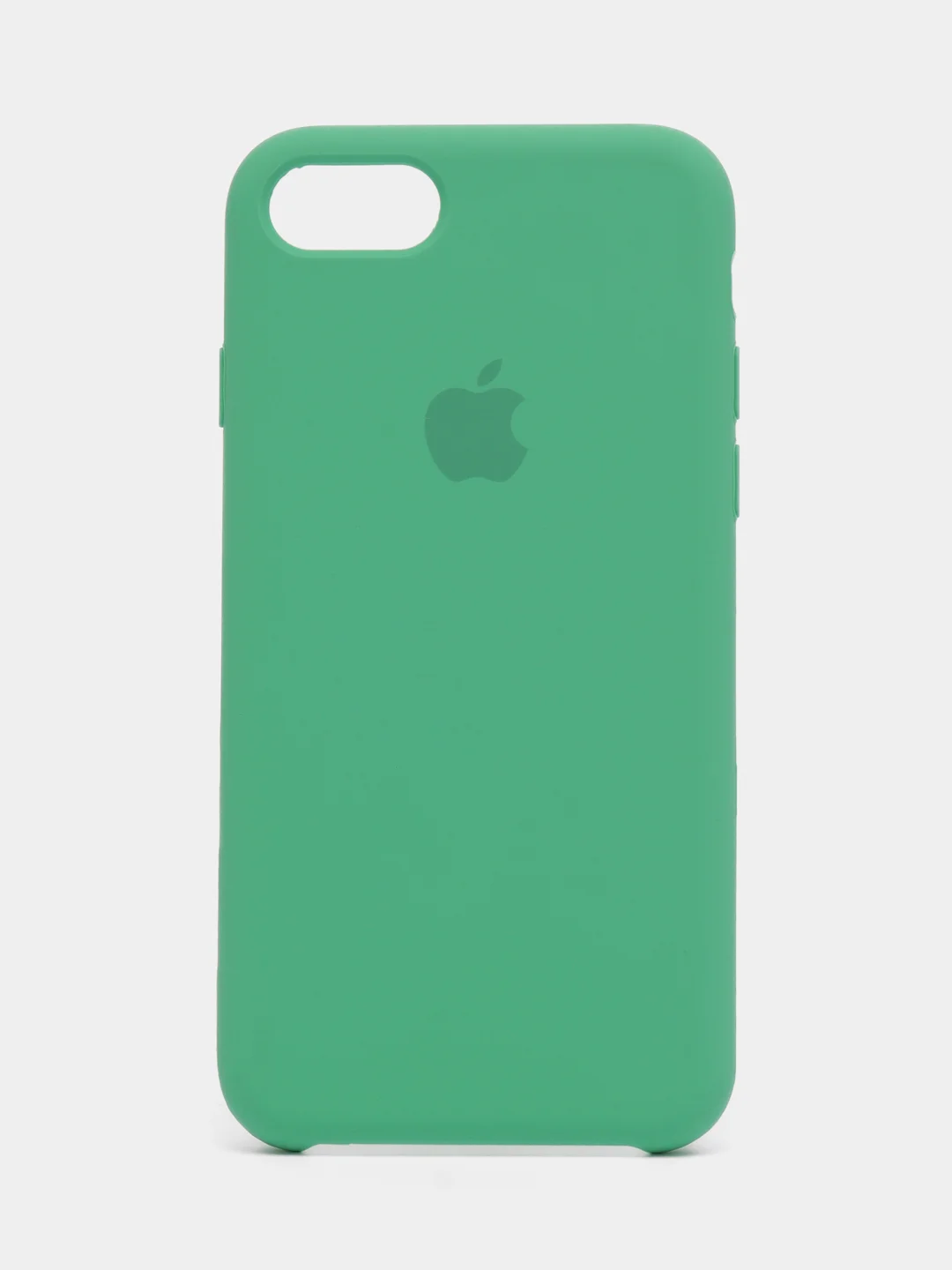 Мятный чехол Silicone Case для iPhone 7, 8, SE 2020, с открытым низом