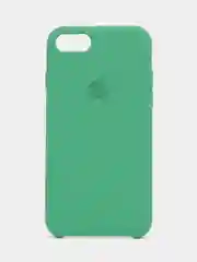 Мятный чехол Silicone Case для iPhone 7, 8, SE 2020, с открытым низом