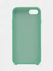 Мятный чехол Silicone Case для iPhone 7, 8, SE 2020, с открытым низом