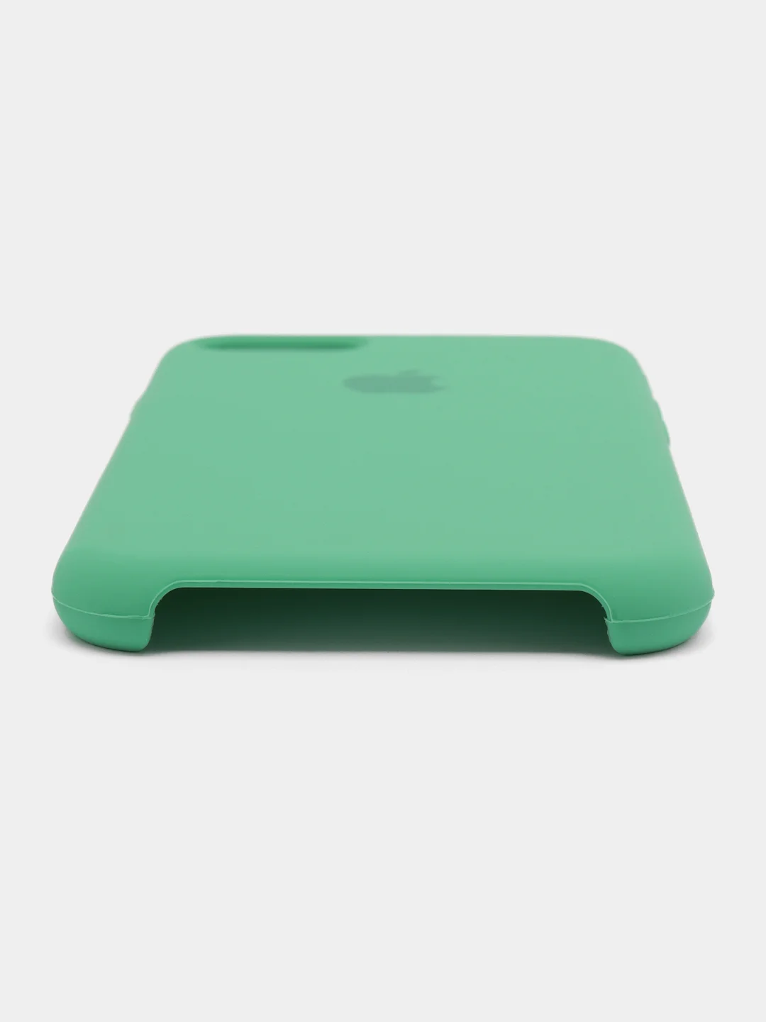 Мятный чехол Silicone Case для iPhone 7, 8, SE 2020, с открытым низом