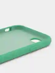 Мятный чехол Silicone Case для iPhone 7, 8, SE 2020, с открытым низом