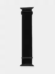 Черный нейлоновый ремешок на липучке для Apple Watch 38, 40, 41, 42, 44, 45 mm