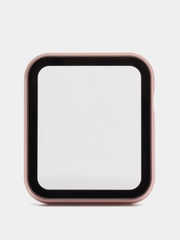 Защитный металлический бампер со стеклом для Apple Watch