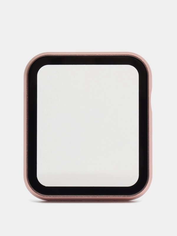 Защитный металлический бампер со стеклом для Apple Watch
