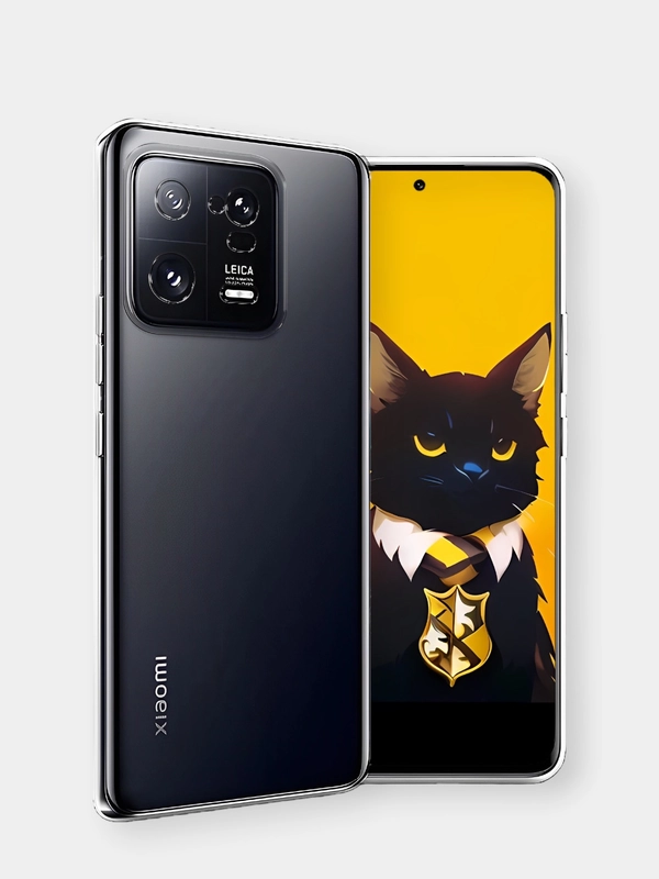 Чехол Xiaomi 13 Pro, Сяоми 13 Про прозрачный силиконовый с защитой камеры