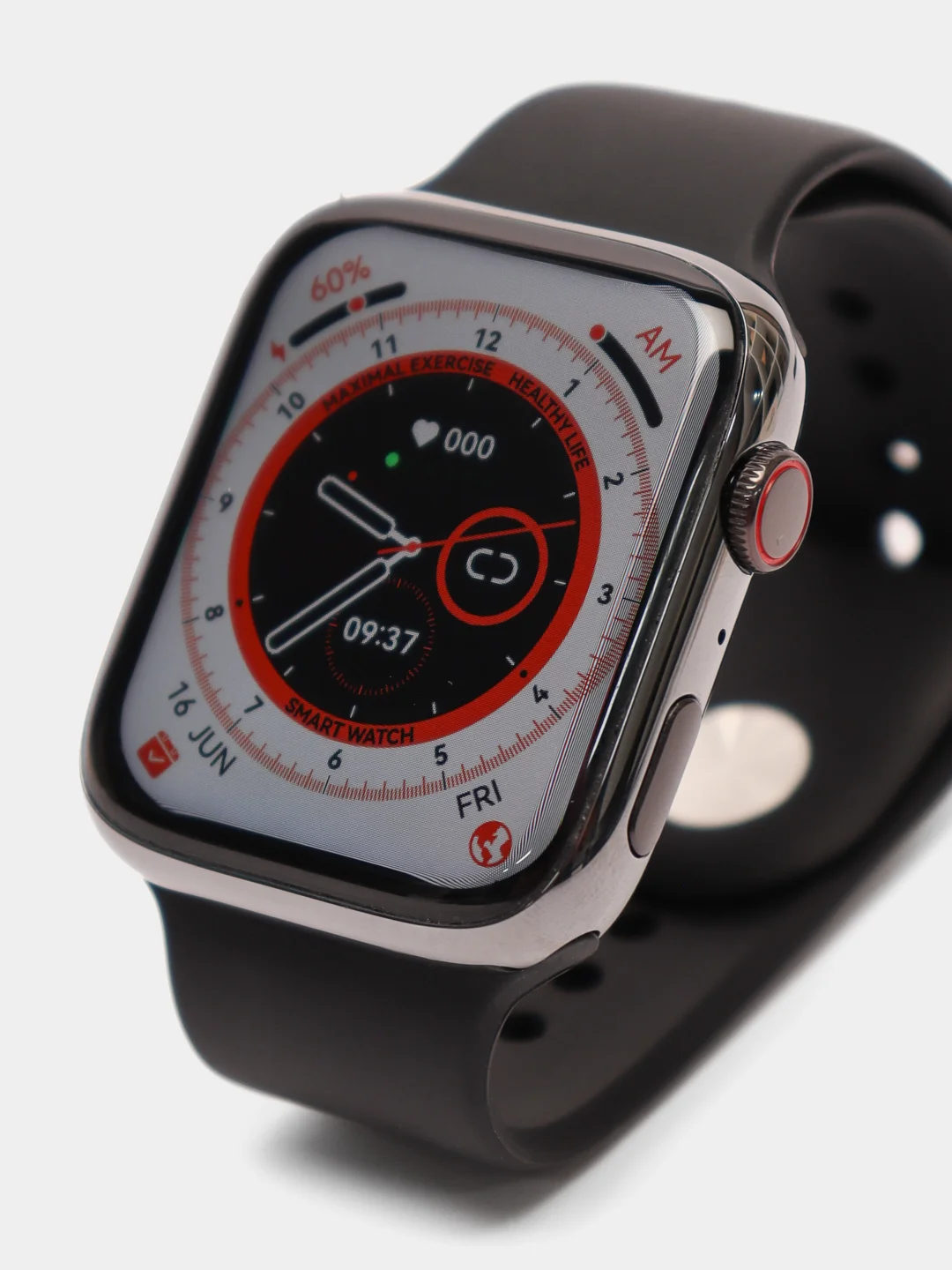 Черный умные смарт часы Smart watch DT NO.1 8 MAX DT8 Max, 45 мм