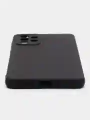 Черный чехол ROSCO для Samsung Galaxy A73 матовый, силиконовый с бортиком-защитой вокруг камер