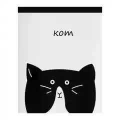 Общая тетрадь "Кот", 48 листов в линейку
