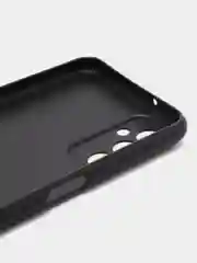 Черный чехол ROSCO для Samsung Galaxy M13, матовый, силиконовый, бортик вокруг камер