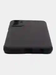 Черный чехол ROSCO для Samsung Galaxy M13, матовый, силиконовый, бортик вокруг камер