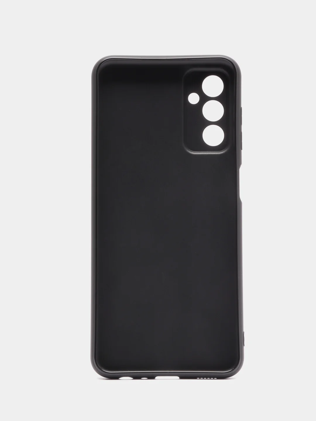 Черный чехол ROSCO для Samsung Galaxy M13, матовый, силиконовый, бортик вокруг камер