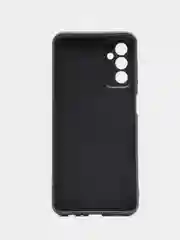 Черный чехол ROSCO для Samsung Galaxy M13, матовый, силиконовый, бортик вокруг камер