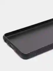 Черный чехол ROSCO для Samsung Galaxy M13, матовый, силиконовый, бортик вокруг камер
