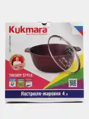 Сотейник 3-4л, жаровня Кукмара, сковорода усиленное покрытие Мистери Trendy style Mystery,