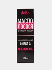 Лососевое масло FeelGOOD Омега 3, для кошек и собак, 100 мл