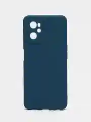 Синий силиконовый чехол для Realme 9i 4G / Oppo A96, (Реалми 9Ай / Оппо А96), прозрачный