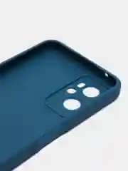 Синий силиконовый чехол для Realme 9i 4G / Oppo A96, (Реалми 9Ай / Оппо А96), прозрачный