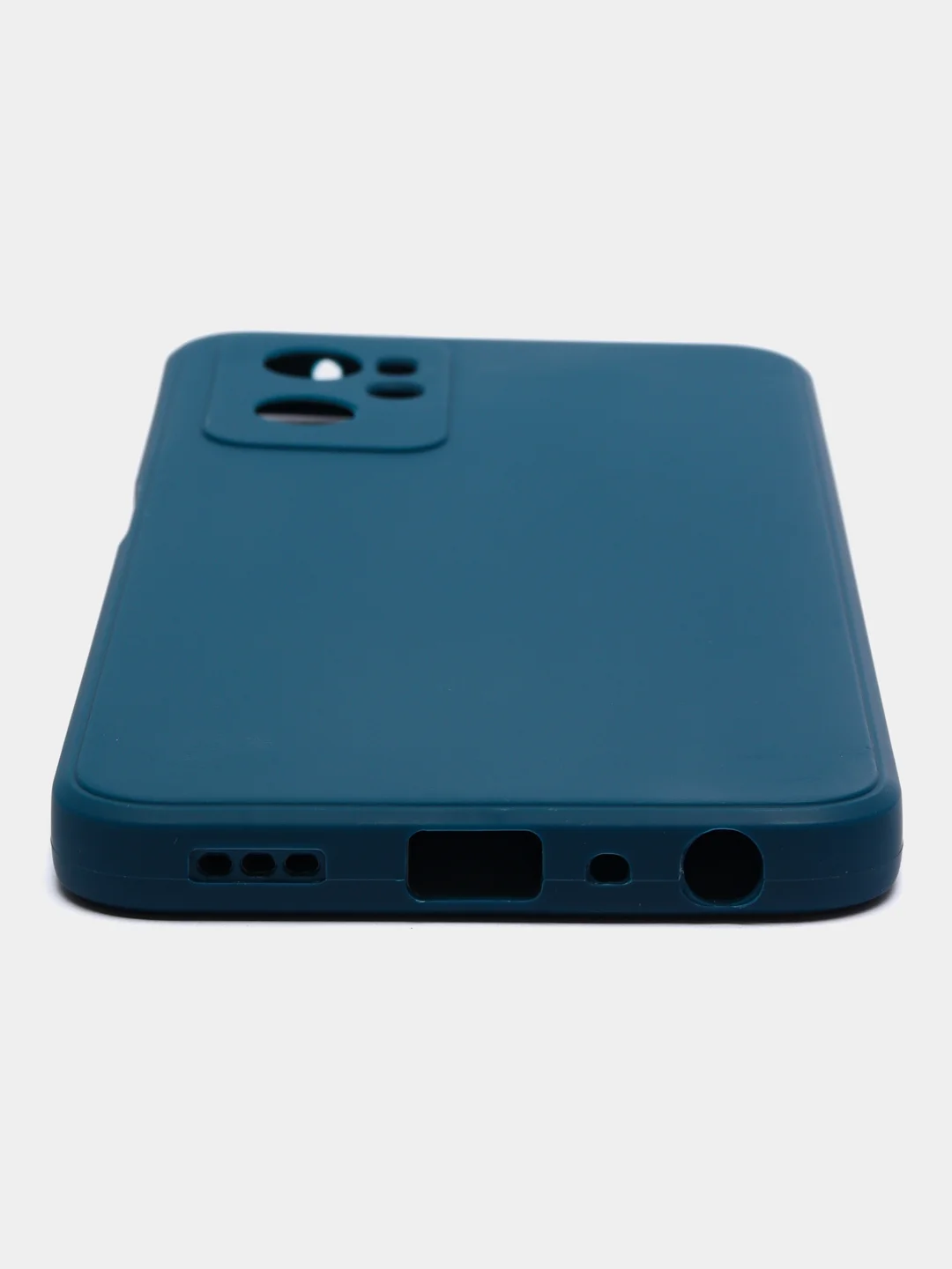 Синий силиконовый чехол для Realme 9i 4G / Oppo A96, (Реалми 9Ай / Оппо А96), прозрачный