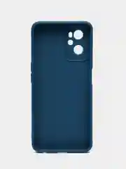 Синий силиконовый чехол для Realme 9i 4G / Oppo A96, (Реалми 9Ай / Оппо А96), прозрачный