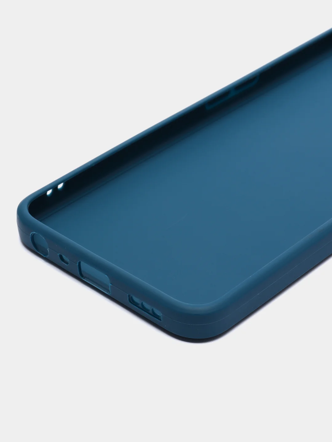 Синий силиконовый чехол для Realme 9i 4G / Oppo A96, (Реалми 9Ай / Оппо А96), прозрачный