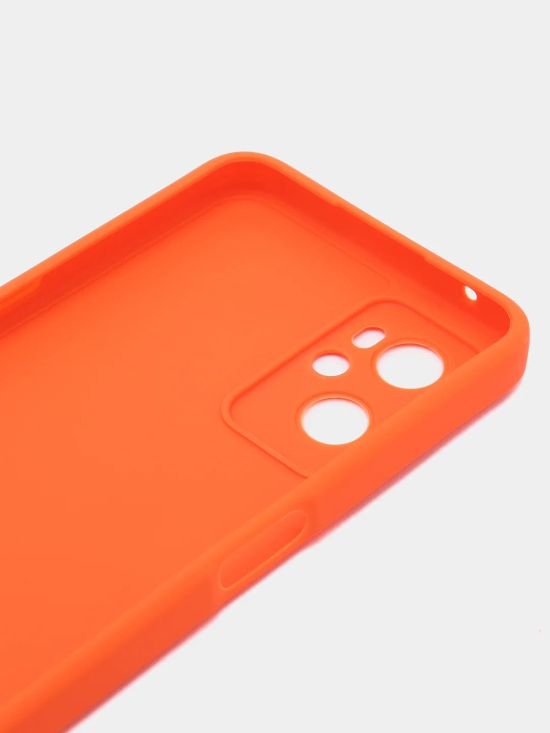 Оранжевый силиконовый чехол для Realme 9i 4G / Oppo A96, (Реалми 9Ай / Оппо А96), прозрачный